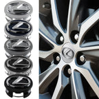 4PCS 60mm For Lexus FSPORT LBX NX RX 350h 450h ES UX 300e GS GX IS Car Wheel Tire Hub Center Cap Cover Auto Exterior Accessories