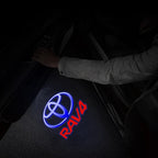 Night Light sticker For Toyota Led Car Door Welcome Lamp Laser Projector Logo Camry Corolla Prius RAV4 Land Cruiser Prado Tundra