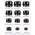 3D Chrome 'H' Emblem for Honda - Steering Wheel Badge ABS Car Front Grill Trunk Sticker Auto Styling Accessories