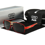 Audi Glasses UV400 Polarized Rectangle Sunglasses for Men Women Driving Motorcycle Cycling Glasses with AntiGlare Lens 553