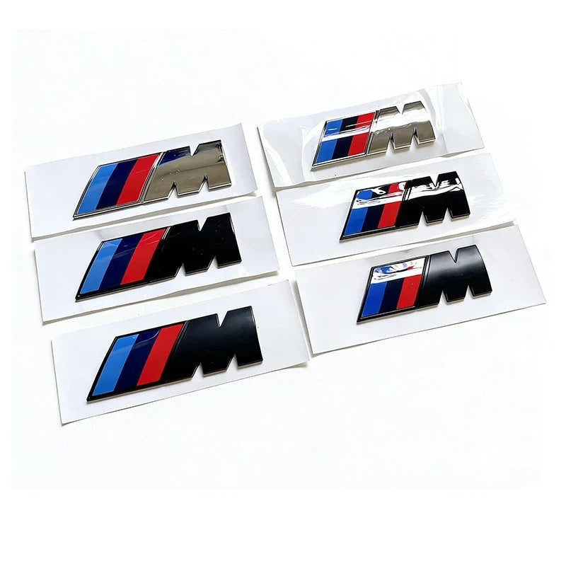 Car Styling Emblem Metal Alloy Car Fender Trunk Badge Stickers For BMW M E46 E90 E60 F30 E39 F20 G30 X1 X3 G01 G02 X5 F16 M3 M4