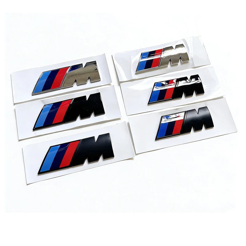 Car Styling Emblem Metal Alloy Car Fender Trunk Badge Stickers For BMW M E46 E90 E60 F30 E39 F20 G30 X1 X3 G01 G02 X5 F16 M3 M4