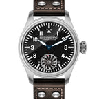 HRUODLAND Pilot Watch for Men BGW-9 Luminous Mechanical Wristwatch 316L Stainless Steel Sapphire Glass 10ATM Waterproof F016