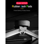 4pcs Lifting Jack Pads for Tesla Model 3 Y S X Juniper Accessories Rubber Puck Chassis Lift Stand Adapter Battery Protective Pad