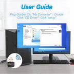 Upgrades Mini USB Bluetooth 5.4 Dongle Adapter WIreless Transmitter Receiver For PC/Laptop Driver Free For Win10/11 Driver Free