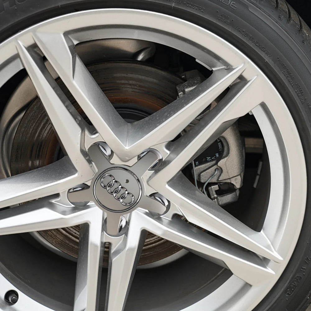 4PCS 135mm  For AUDI A4 B8 B6 B9 B7 A3 8P 8V 8L A6 C7 C6 Car Five Claws Wheel Center Cap Hub Covers 4F0601165N Accessories