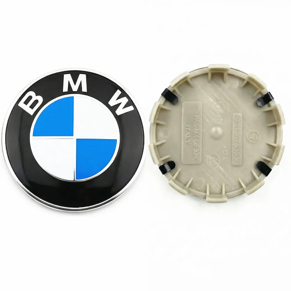 For BMW M X1 X3 X5 X6 X7 1 3 4 5 6 7 Series E36 E39 E46 E60 E90 4pcs 68mm 56mm Car Cover Wheel Hub Center Caps Badge Logo Emblem