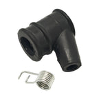 2pcs/lot Spark plug ignition cap + ignition spring For chainsaw Petrol Spare Replacement Tool Rubber Cap Garden Tool Parts