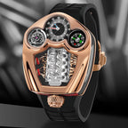 Reloj completamente automático de la mejor marca Pindu, motor de movimiento, diseño personalizado, interesante reloj clásico de moda
