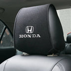 Car Headrest Cover Seat Head Pillow Neck Headrest Cover For Honda Mugen Jazz Insight Freed Fit CRV Civic Accord City Accessory