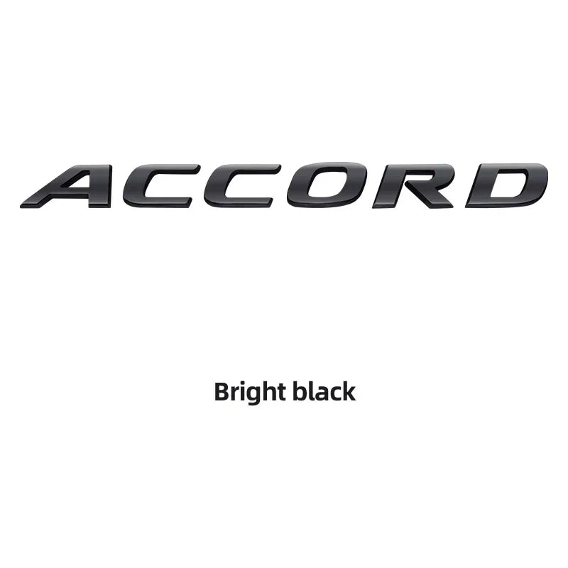3D ABS Logo Badge Sticker Trunk Side Wing Emblem Fender Decal For Honda S Power Accord Civic Grand Vitara Swift Car Styling