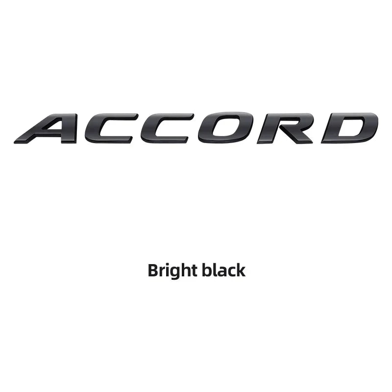 3D ABS Logo Badge Sticker Trunk Side Wing Emblem Fender Decal For Honda S Power Accord Civic Grand Vitara Swift Car Styling