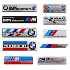 3D Aluminum Car Styling Sticker Body Trunk Decoration Decal Emblem For BMW M Sports Performance E46 E90 E60 F20 X1 X2 X3 F10 F30