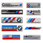 3D Aluminum Car Styling Sticker Body Trunk Decoration Decal Emblem For BMW M Sports Performance E46 E90 E60 F20 X1 X2 X3 F10 F30