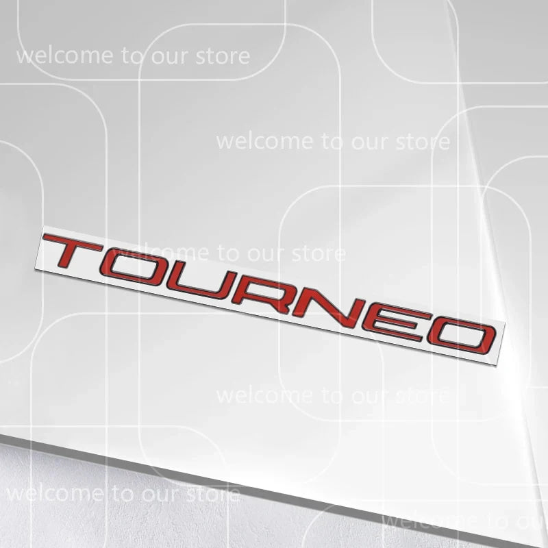 3D For Ford Tourneo Custom Camper Van Car Sticker Zinc Alloy Emblem Body Accessories Styling Metal Rear Trunk Badge Decal
