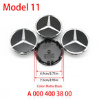 4Pcs 60mm 75mm Car Wheel Center Hub For Mercedes Benz AMG class W205 W203 GLC GLK W206 W220 W211 A180 Cap Rim Cover Accessories