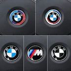 Auto Steering Wheel Center Aluminum Alloy Badge Logo Sticker Accessories For BMW G80 G06 G07 G42 G14 G15 G16 F82 F20 F21 F83 M2