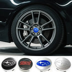 4PCS 60mm Car Wheel Center Covers Tire Hub Caps Emblem for Subaru XV WRC WRX BRZ FORESTER TRIBECA IMPREZA LEGACY OUTBACK STI