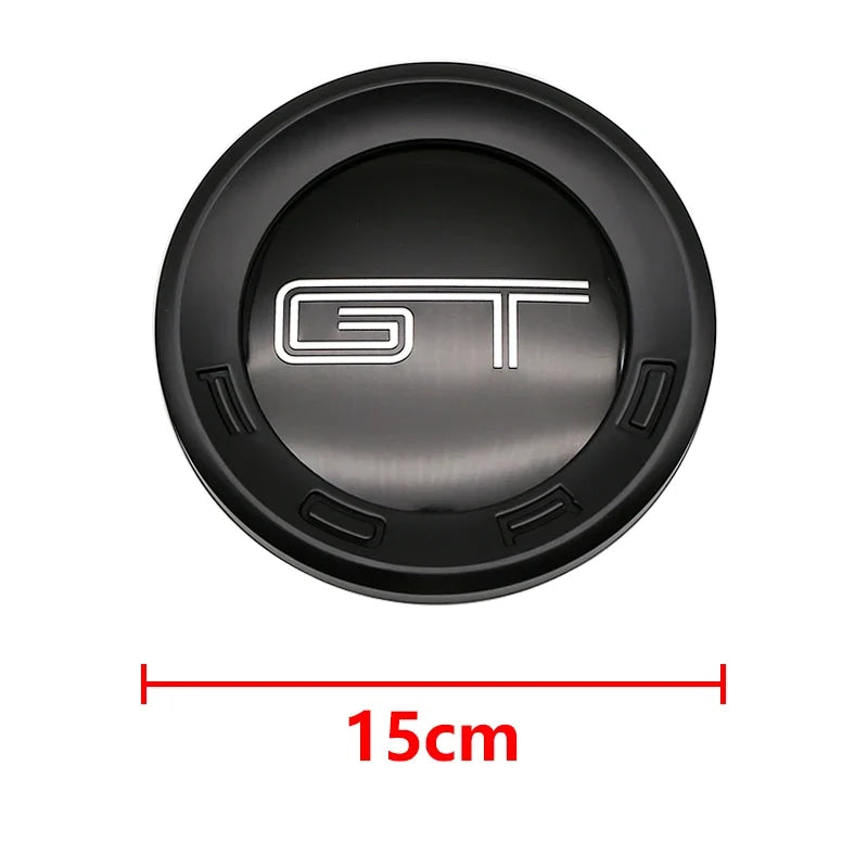 15CM Car Emblem Trunk Round Badge Sticker GT logo For Ford Mustang 5.0 ROUSH SHELBY GT 500 Cobra LAGUNA Tail Box Cobra Shape