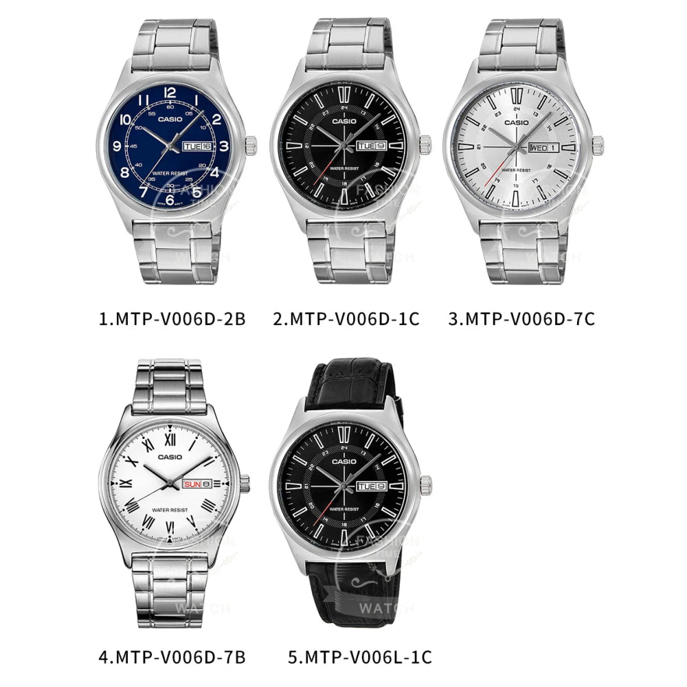 Casio watch for men simple fashionable Waterproof Quartz Watch reloj casio hombre free shipping MTP-V006 series