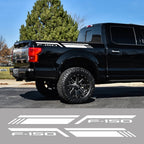 For Ford F150 Raptor Lariat Limited Pickup Bed Side Sticker Car Stripes Style Decor Decal Truck Vinyl Cover Auto Accessories