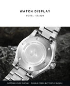 CADISEN AQUA DIVER New Brand Luxury Men Watches Automatic Watch Japan MIYOTA 8215 100M Waterproof Luminous Mechanical Wristwatch