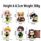 Demon Slayer Tanjiro Kamado Nezuko anime cartoon figure blind box creative personalized statue model ornament surprise gift box
