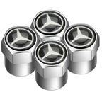 Car Tire Valve caps Emblem metal sticker For Mercedes Benz W203 W204 W168 GLC GLE CLA accessories Interior Mouldings YZQMM-BENC
