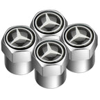 Car Tire Valve caps Emblem metal sticker For Mercedes Benz W203 W204 W168 GLC GLE CLA accessories Interior Mouldings YZQMM-BENC