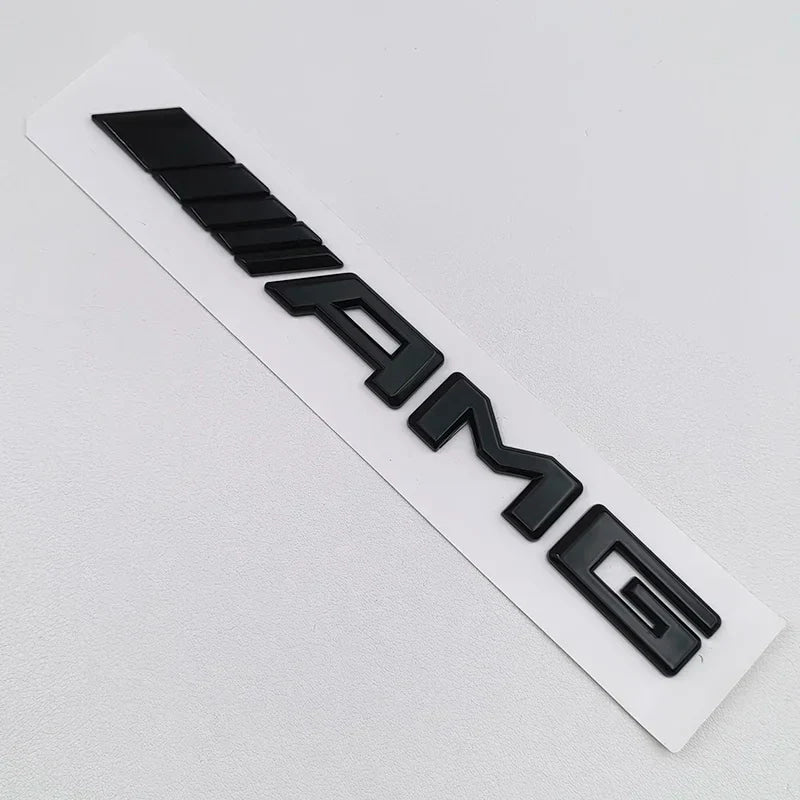 3D ABS Black A35 A45 A160 A180 A200 A250 Logo Letters 4MATIC Badge Car Rear Star Sticker AMG Emblem For Mercedes Benz