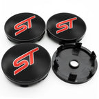 4Pcs 56mm 60mm 54mm Car Wheel Center Hub Cap Rim Cover Stickers For Ford Focus Mondeo Edge Ecosport Ranger Fiesta Fusion Kuga