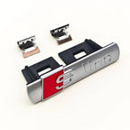 3D Metal Logo Sline Emblem Car Fender Side Sticker Front Grill Badge For Audi A3 A4 A5 A6 A7 S3 S4 S5 S6 TT S Line Accessories