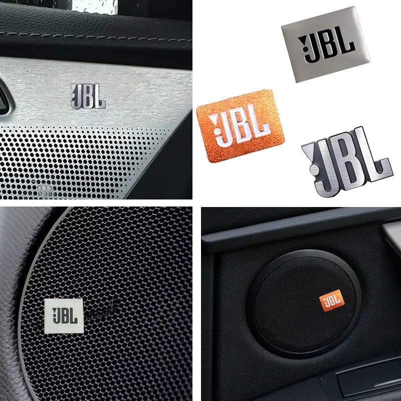 Chevrolet 3D Aluminum Car Audio Stickers Fit For Silverado Impala Malibu Equinox Cruze Camaro Tahoe/Suburban Blazer Spark Aveo