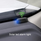 SEAMETAL 1/2 Uds. Luz de alarma simulada alimentada por energía Solar, luz de seguridad falsa inalámbrica para coche, lámpara de advertencia, LED antirrobo intermitente