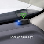 SEAMETAL 1/2 Uds. Luz de alarma simulada alimentada por energía Solar, luz de seguridad falsa inalámbrica para coche, lámpara de advertencia, LED antirrobo intermitente