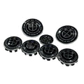 BMW 7Pcs Badge Logo 3D Wheel Center Cap Set Fit E36 E46 E53 E90 E60 E93 E87 G01 G20 E30 X1 X3 X5 X6 X7 F30 F20 Auto Accessories