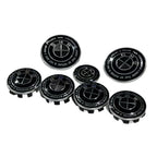 BMW 7Pcs Badge Logo 3D Wheel Center Cap Set Fit E36 E46 E53 E90 E60 E93 E87 G01 G20 E30 X1 X3 X5 X6 X7 F30 F20 Auto Accessories