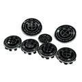 BMW 7Pcs Badge Logo 3D Wheel Center Cap Set Fit E36 E46 E53 E90 E60 E93 E87 G01 G20 E30 X1 X3 X5 X6 X7 F30 F20 Auto Accessories