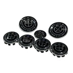 BMW 7Pcs Badge Logo 3D Wheel Center Cap Set Fit E36 E46 E53 E90 E60 E93 E87 G01 G20 E30 X1 X3 X5 X6 X7 F30 F20 Auto Accessories