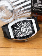 DENVOSI Men's Barrel shaped Watch, Luxury Fluorescent Silicone Strap, Men's Fashion, Leisure, Sports Quartz Watch