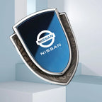 Car Metal Shield Emblem Car Side Fender Body Trunk Badge Sticker for Nissan Qashqai Juke Micra X-Trail Sentra Patrol Accessories