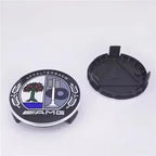 4PCS 75mm Metal Emblem Car Wheel Center Hub Cap Cover Badge For Mercedes Benz AMG GLK GLE GLC W203 W206 W220 W205 W211 W212 201