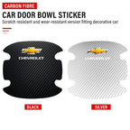 Car Door Sticker Carbon Fiber Scratches Resistant Cover For Chevrolet Silverado Impala Malibu Equinox Cruze Camaro Spark Aveo