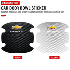 Car Door Sticker Carbon Fiber Scratches Resistant Cover For Chevrolet Silverado Impala Malibu Equinox Cruze Camaro Spark Aveo