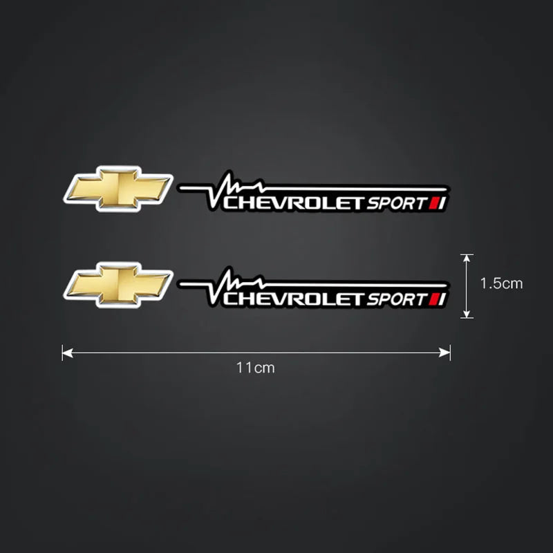 2Pcs Car Body Stickers Windshield Wiper Decals Accessories For Chevrolet Corvette Montana TrailBlazer Silverado Traverse Camaro