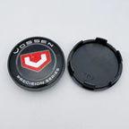 4pcs 65MM 59MM Vossen Logo Emblem Badge Car Wheel Center Caps Wheel Hubcap Hub Center Dust Cover Replace Car Styling Accessories