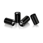 4pc Mustang Logo Tire Valve Caps Aluminum Alloy Dustproof Car Wheel Air Stem Cover For Ford Focus ST Mk7 Everest Kuga Fiesta Mk3