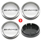 4pcs 56mm 75mm Car Wheel Center Hub Caps Cover Auto Accessories Mercedes Benz Amg C180 C200 C260 W108 W124 W126 W140 W168 W176