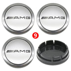 4pcs 56mm 75mm Car Wheel Center Hub Caps Cover Auto Accessories Mercedes Benz Amg C180 C200 C260 W108 W124 W126 W140 W168 W176