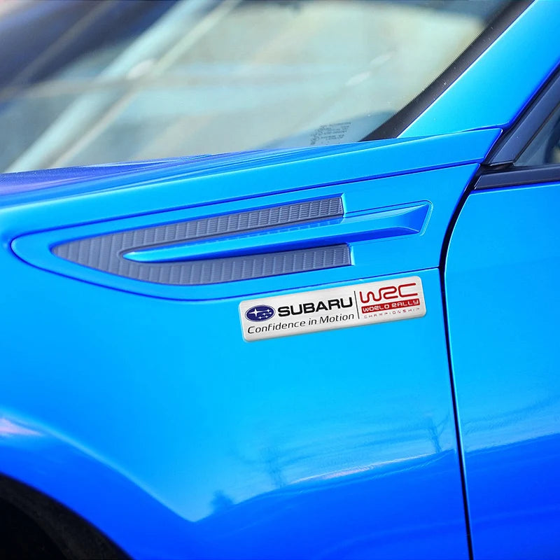 Aluminium Alloy Car Emblem Badge Sticker Decals Decoration For Subaru STI Impreza Legacy WRX BRZ Forester XV Outback Crosstrek